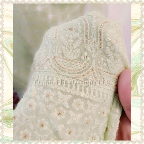 New boutique Sabyasachi inspired Lehenga Choli- Georgette Lehenga-blouse… - Picture 8 of 10